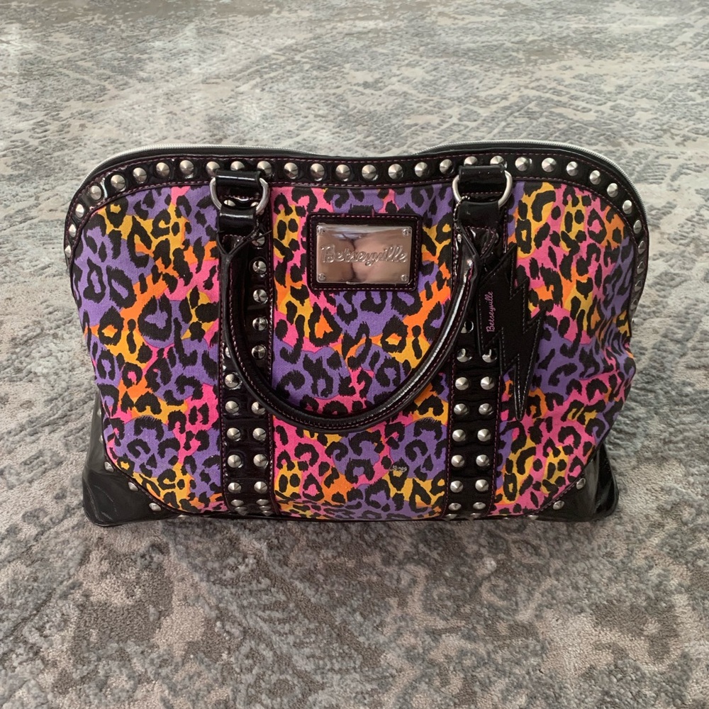 Betsey Johnson Leopard Print Tote